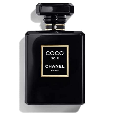 Coco Noir by Chanel black perfume bottle, fragrance housed in a premium design. 