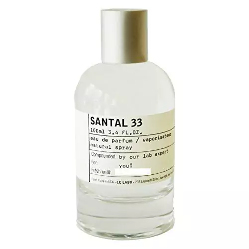 Best Leather Unisex Perfumes & Fragrances Santal 33 Le Labo Gender Neutral Scent