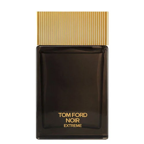 Luxurious bottle of Noir Extreme by Tom Ford, an intense and gourmand take on woody men's perfumes.